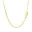 14k Yellow Gold Diamond Cut Cable Link Chain - 1.50 mm