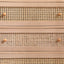 Cabinet de rangement en rotin à 3 tiroirs de 31,5" pour chambre et salon