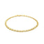 Pulsera de Corazón de Oro Amarillo de 14k - Ancho de 2.9mm