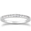14k White Gold Channel Set Diamond Wedding Ring Band