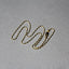 Cadena de cuentas alternas cortadas con diamante de oro amarillo de 14k - 1.2mm