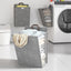 Dirty Clothes Basket Foldable Home Dormitory Dormitory Multifunctional Organization Storage Wall Hanging Basket - Korvel