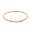 14k Yellow Gold Solid Diamond Cut Rope Bracelet - 3.0mm