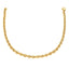 14k Yellow Gold Polished Cable Link Necklace