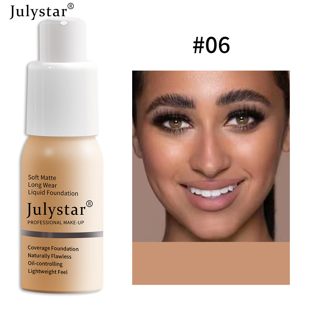 Liquid Foundation Concealer Long-Lasting Moisturizing Oil Control BB Cream Foundation Makeup - Korvel