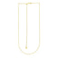14k Yellow Gold Adjustable Wheat Chain 1.0mm