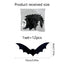 Halloween 3D Butterfly Bat Wall Stickers - 12 Pack