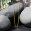 14k Yellow Gold Diamond Cut Cable Link Chain - 2.3mm