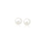 14k Yellow Gold Freshwater Cultured Pearl Stud Earrings