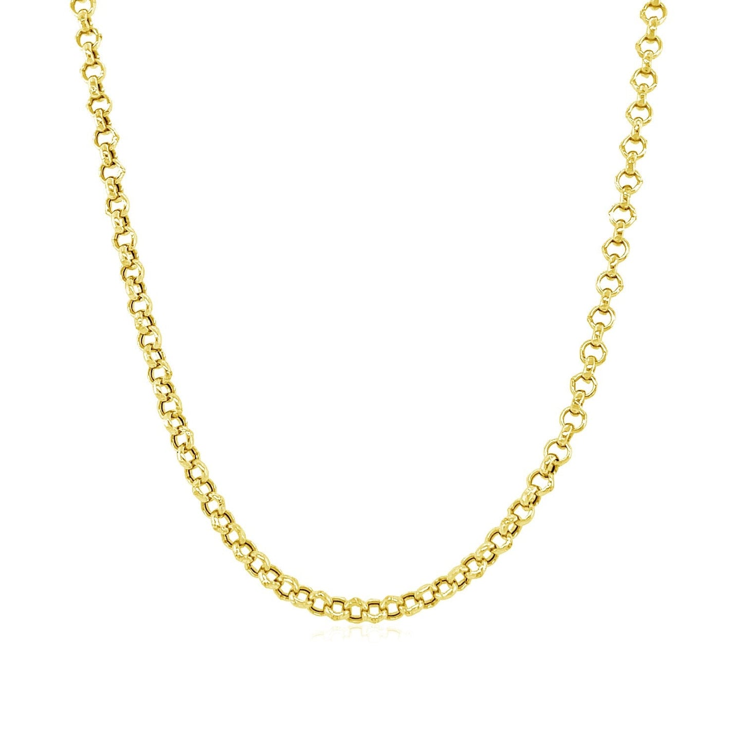 Collier en chaîne Rolo en or jaune 10k de 2,3 mm