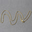 10k Yellow Gold Diamond Cut Cable Link Chain - 1.10 mm