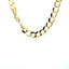 8.2mm 14k Yellow Gold Solid Curb Chain