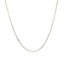 Cadena de Cable de Plata Esterlina Baño de Rodio - 1.1mm