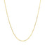 18k Yellow Gold Cable Chain Necklace - 1.1mm