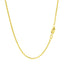 14k Yellow Gold Lumina Pendant Chain 1.0mm