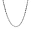 Collar de Cadena en Oro Blanco de 14k con Corazón - 2.9mm