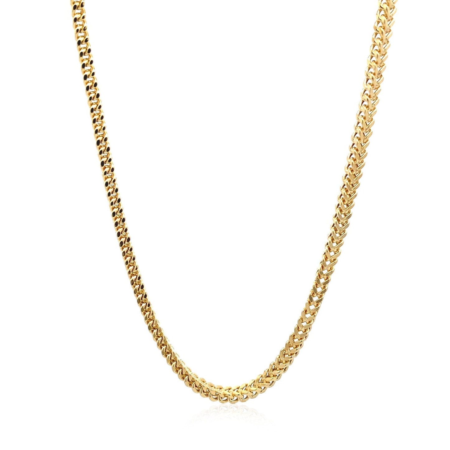Chaîne en Or Jaune 14k Légère en Blé - 3,20 mm