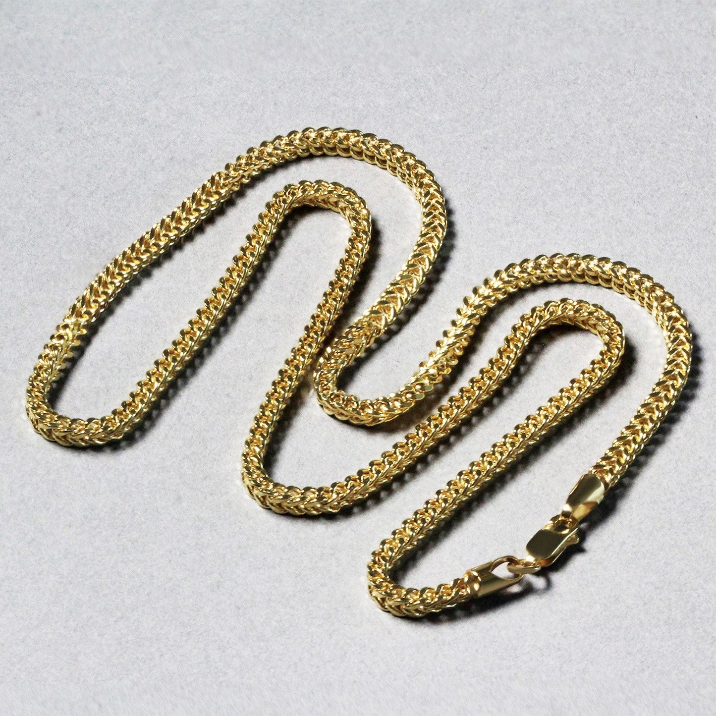 Chaîne en Or Jaune 14k Légère en Blé - 3,20 mm