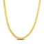 Cadena Sólida Clásica Miami Cuban de Oro Amarillo de 14k - 7.0mm