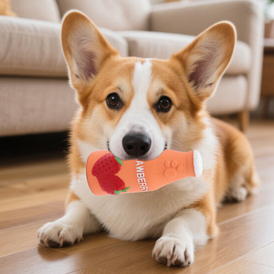 Durable Latex Squeaky Dog Toy for Fun and Engagement
