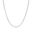 Chaîne Franco en Or Blanc 14k - 0,9 mm Élégance