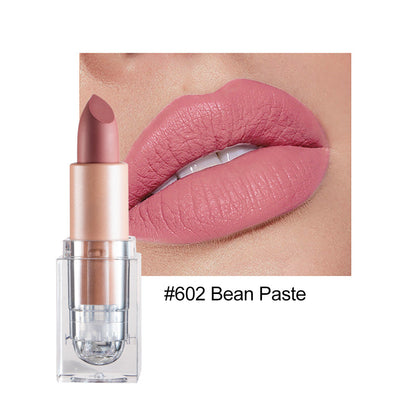 HANDAIYAN Barra de Labios Mate Premium - 12 Tonos de Rosa Nude