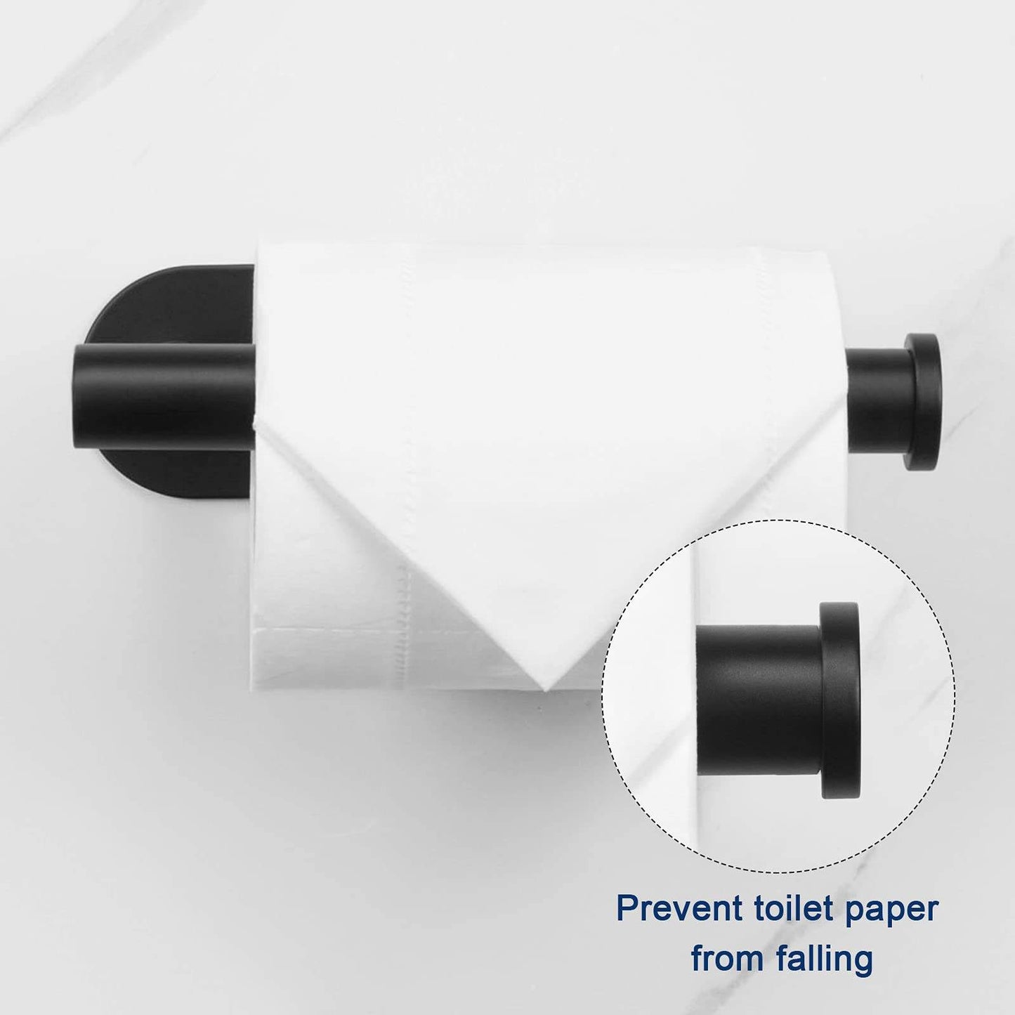 Kitchen stainless steel tissue holder tissue holder storage rack wall mounted perforated bathroom paper roll holder - Korvel