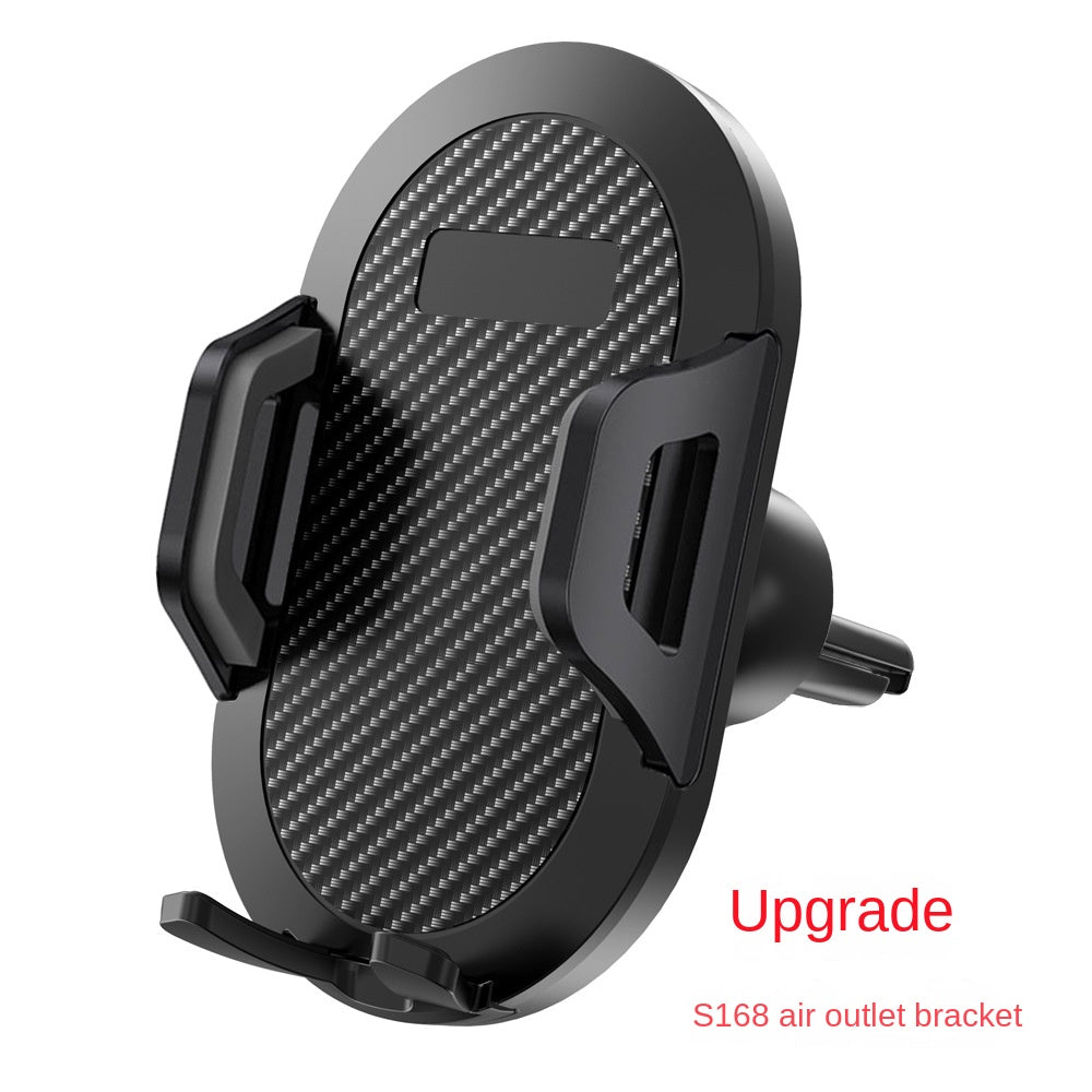 Long Rod Automatic Lock Car Phone Holder Telescopic Suction Cup Mount for Car Air Vent Lazy Live Streaming - Korvel