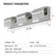 Modern 3-Light LED Bathroom Vanity Wall Light