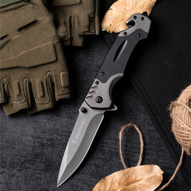 Folding Knife Stainless Steel High Hardness Outdoor Knife Pocket Knife Fishing Knife Defense Military Knife Camping Folding Knife - Korvel