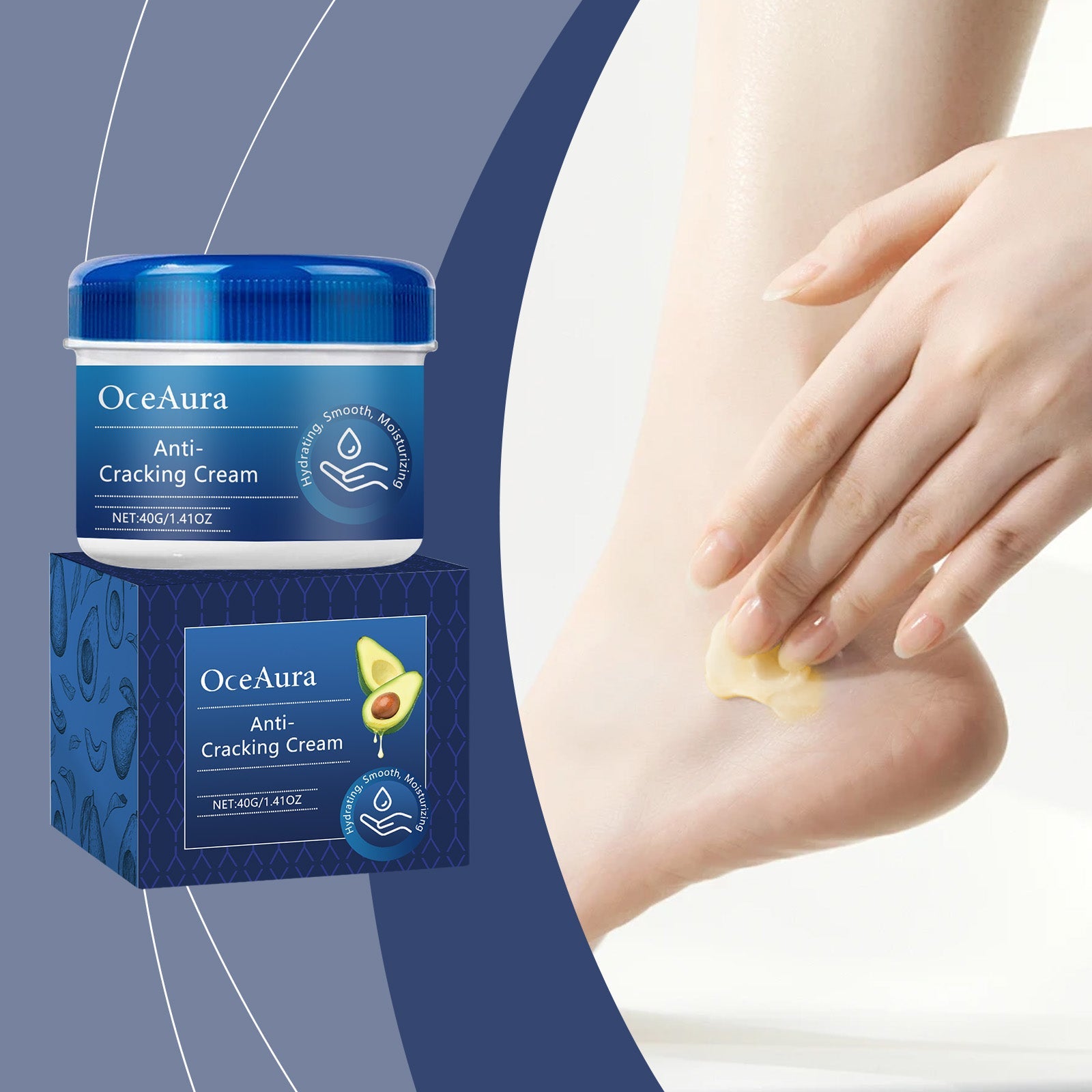 Nourishing Foot Cream Moisturizing And Hydrating Feet Soothing Dry Repair Nourishing Foot Cream - Korvel