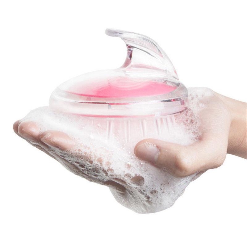 Silicone Head Body To Wash Clean Care Hair Root Itching Scalp Massage Comb Shower Brush Bath Spa Slimming Anti-Dandruff Shampoo - Korvel