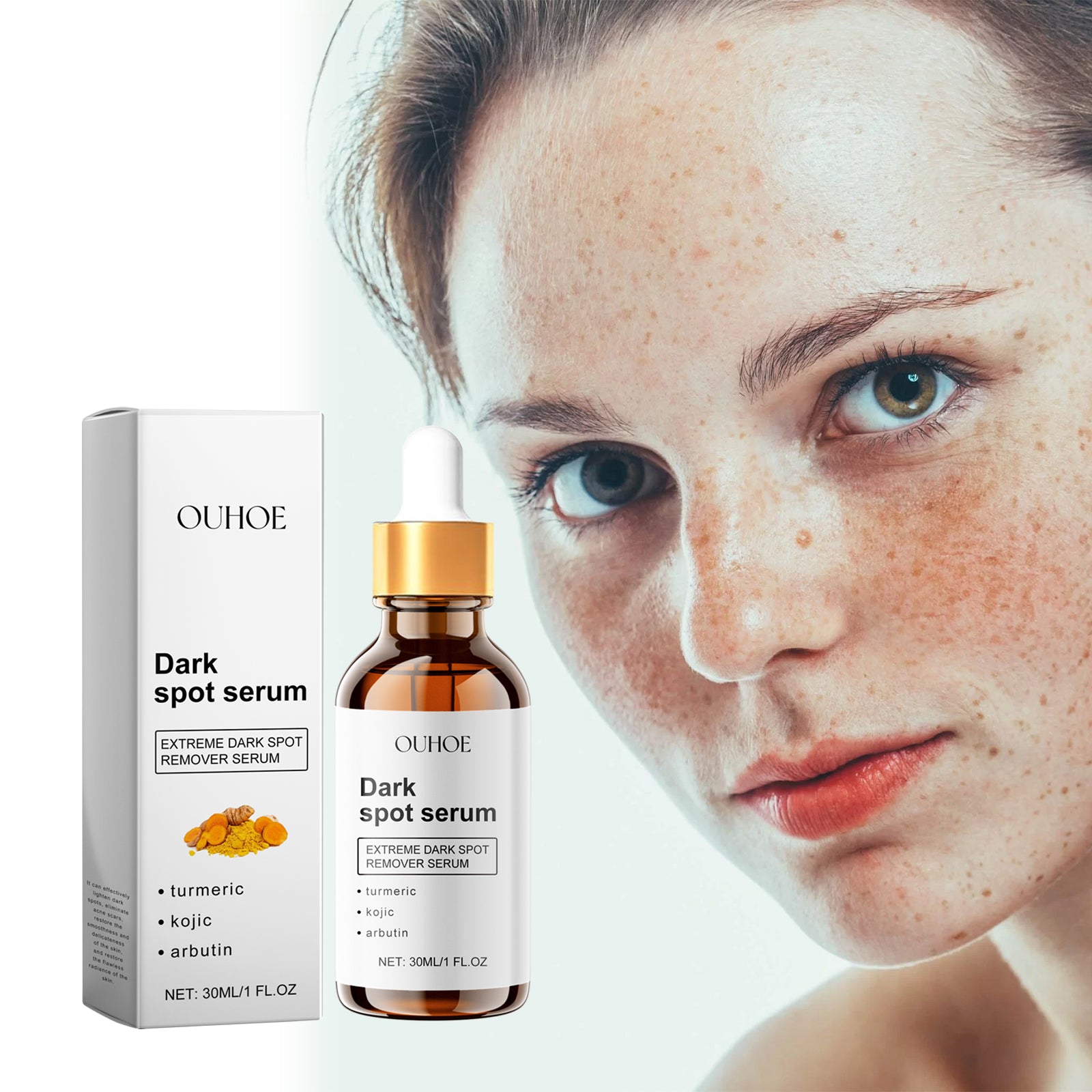 Dark Spot Serum, Hydrating Moist Firming Facial Skin Repair Skin Dark Bright Skin Care Essence - Korvel