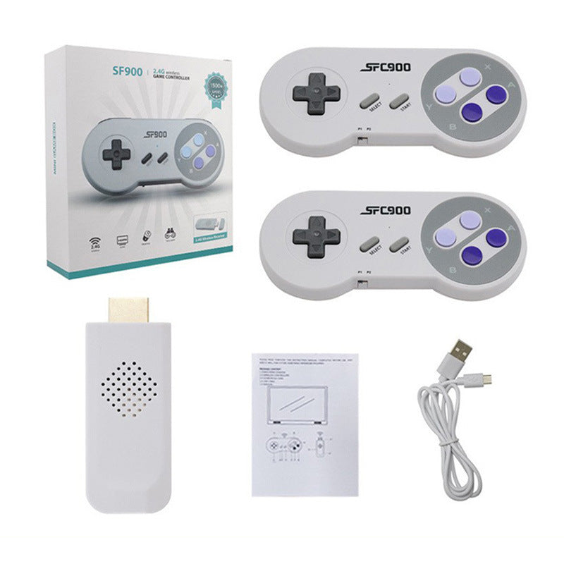 SF900 Sega MD Home TV Game Console for Two People 2.4 Wireless HDMI HD Game - Korvel