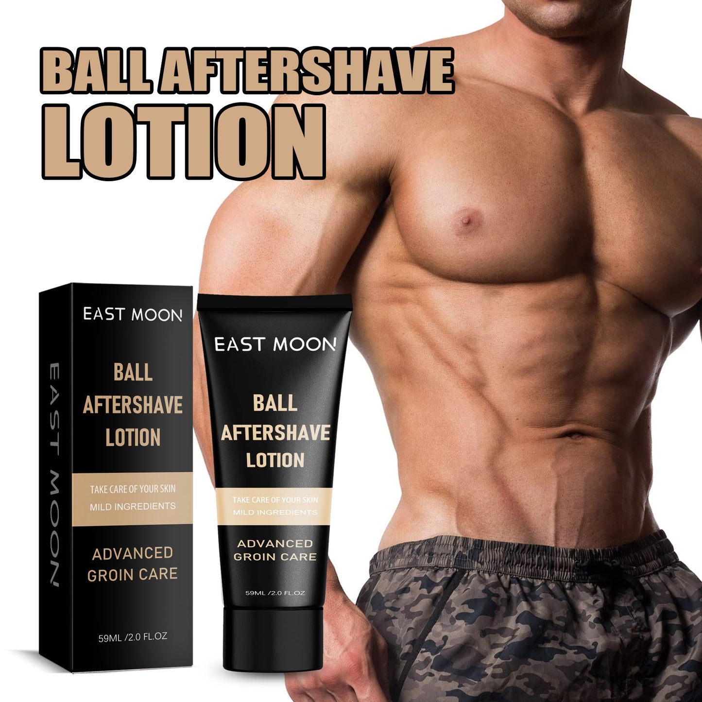EAST MOON Men's Care Cream for Moisturizing and Comfort