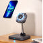 3-in-1 magnetic wireless charger holder with cooling fan suitable for wireless charging of iPhone earphones and watches - Korvel