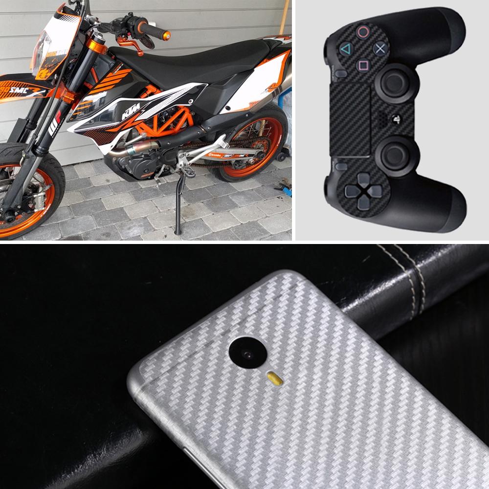 127*20CM 3D  Auto Carbon Fiber Vinyl Film Carbon  Car Stickers Decal Car Styling - Korvel