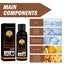 Shampoo Men's Hair Cleansing Moisturizing Massage Treatment Smoothing Dark Hair Shampoo - Korvel