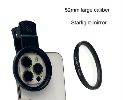 52mm Starlight Mirror Lens for Mobile Photography
