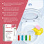 Toilet Gel Deodorizer Flower Household Toilet Descaling Deodorizing Deodorizing Fragrance Deodorizing Odor-Removing Toilet Cleaner - Korvel