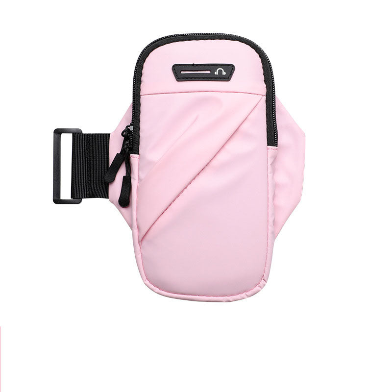 Sports running mobile arm bag, women's fitness wrist bag, breathable PU arm strap, outdoor cycling men's arm cover, mobile phone - Korvel