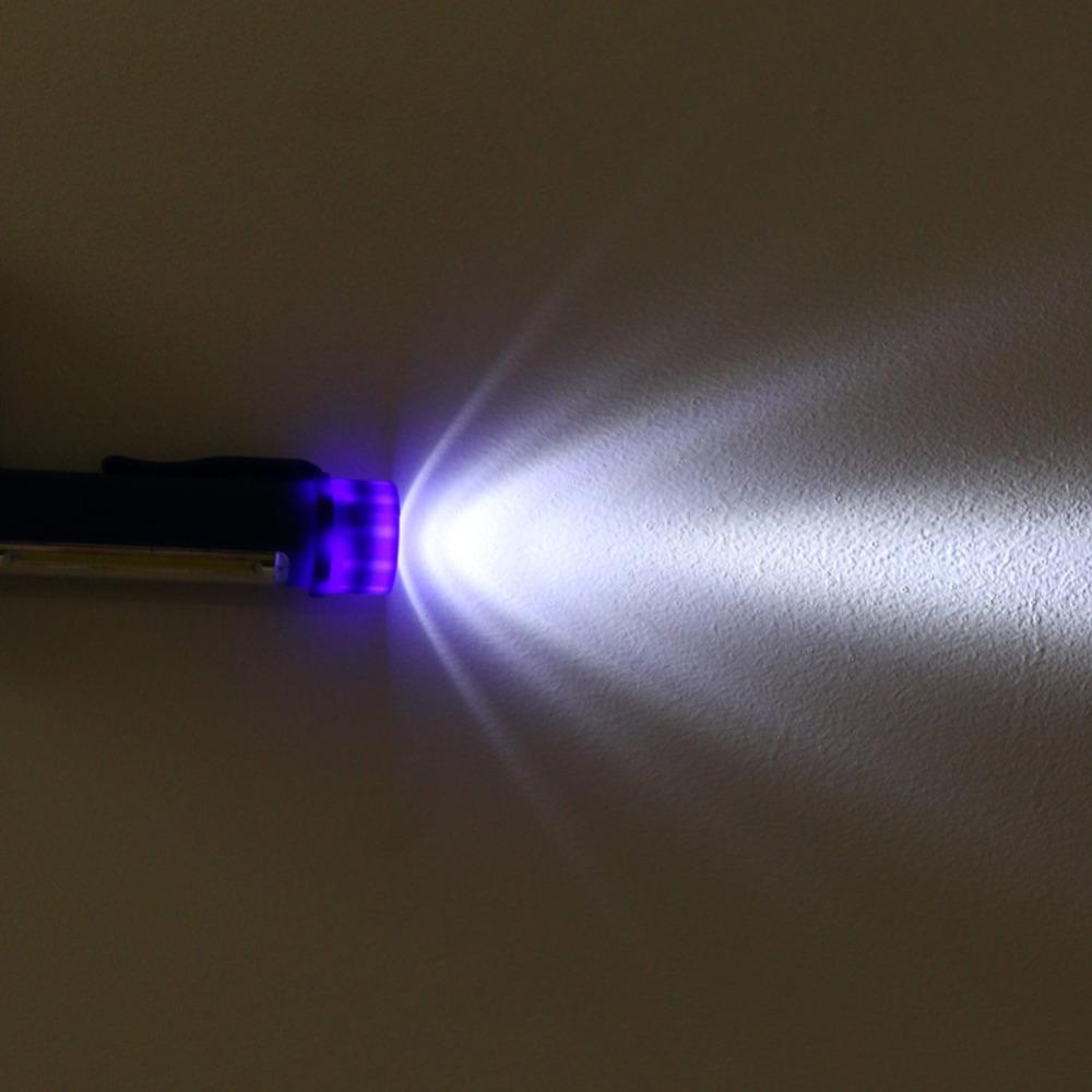 COB LED Mini Pen Multifunction led Torch light Handle work flashlight square Work Hand   With Magnet - Korvel