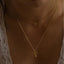 18K Gold-Plated Bow Necklace - Korvel