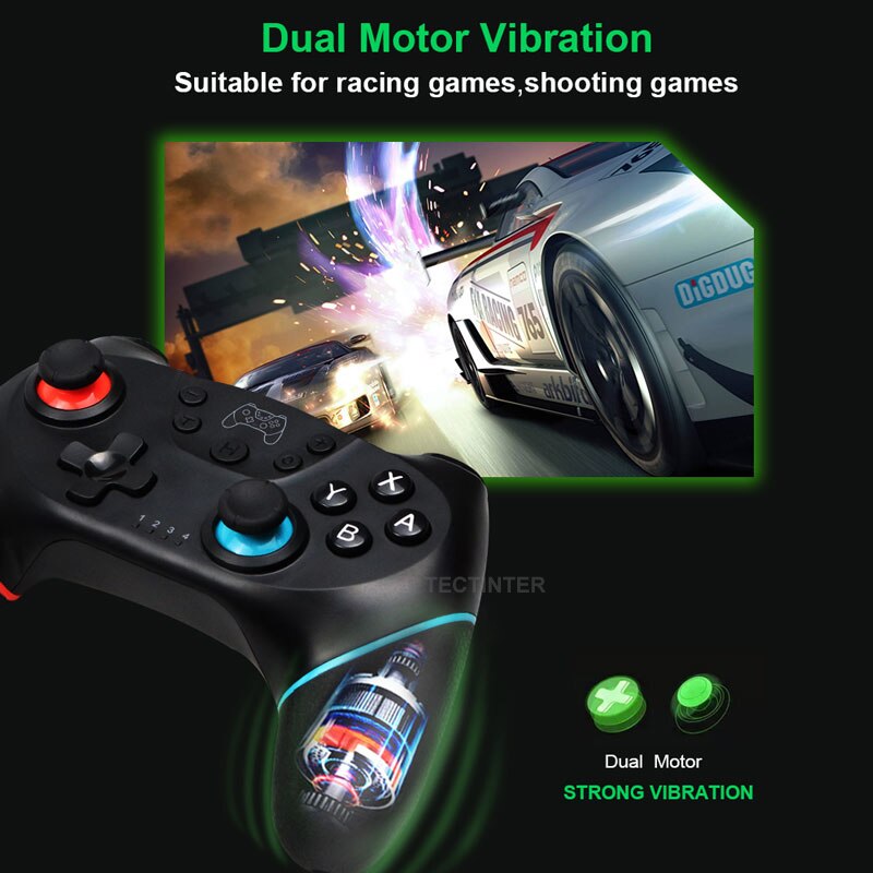 Wireless Bluetooth Gamepad for Nintendo Switch Pro