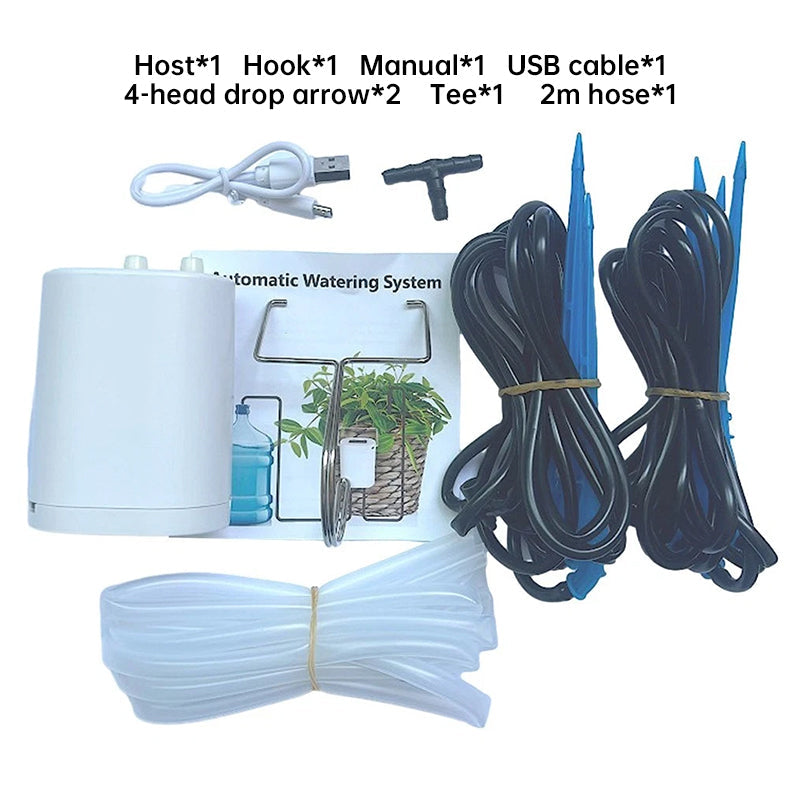 2/4/8/16 - Head Automatic Irrigation Controller, Plant & Flower Sprinklers, Drip Irrigation Kit, Potted Timer - Korvel