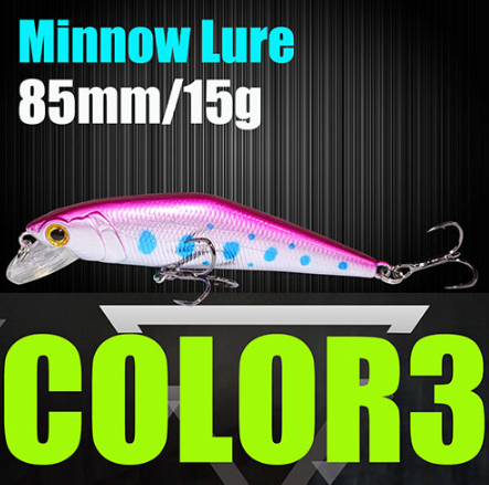 AFISHLURE Fishing Lure Wobblers Trout  85mm/15g Minnow  Hard Baits Iscas Artificial Pesca Leurre - Korvel