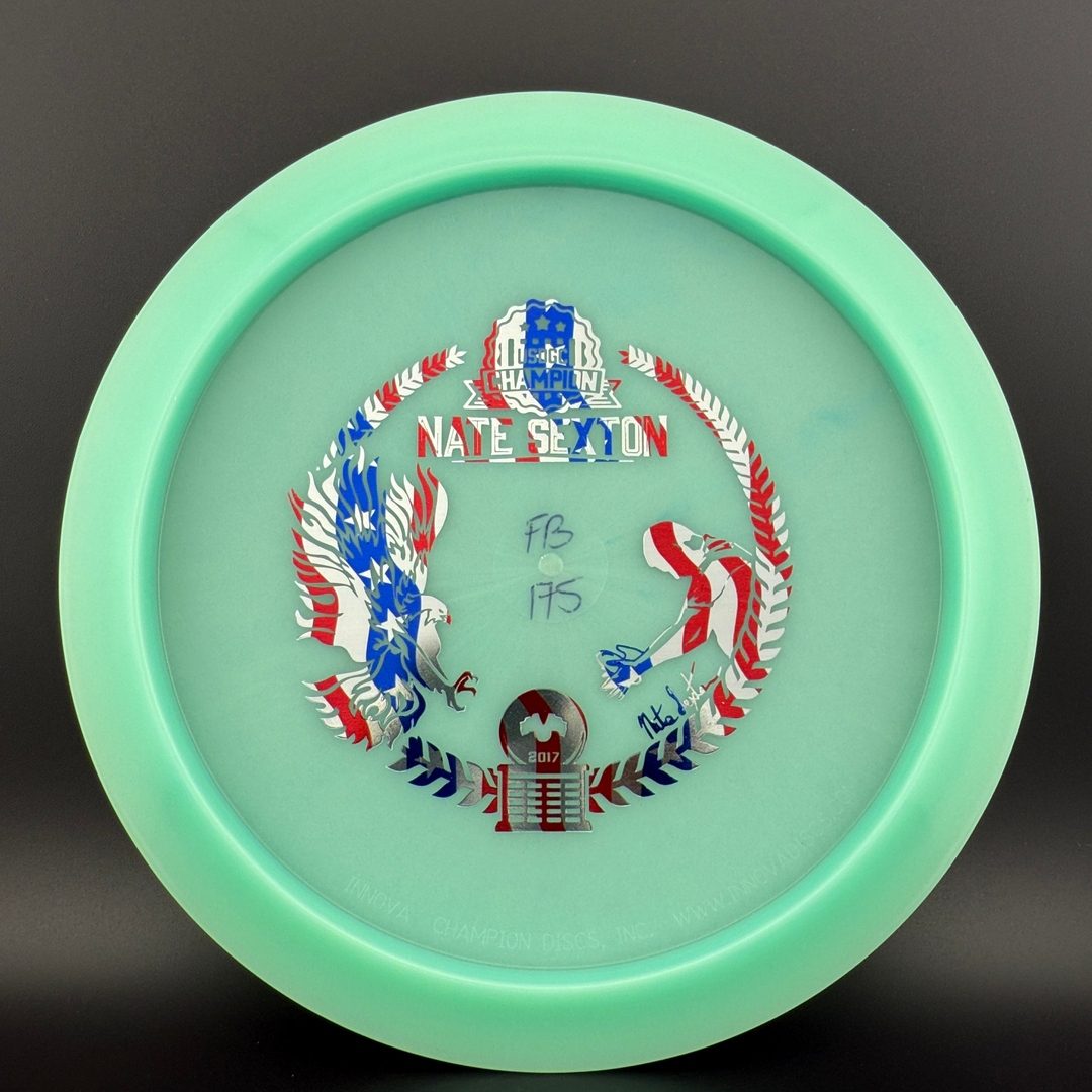 2017 Glow Champion Firebird - Nate Sexton Bottom Stamp