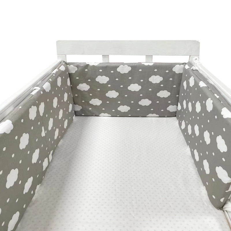 Baby Four Seasons Bed Fence Baby Children Anti fall Cotton Bed Fence Cotton Baby Bed Protective Fence - Korvel