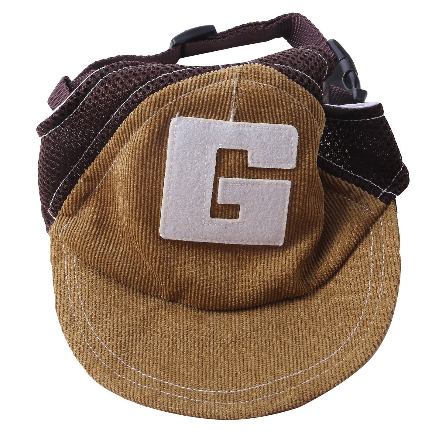 Sun Hat with G-Word Dog Design, Travel Sun Hat for Spring and Autumn, Outdoor Sun Protection with Mesh Ventilation, Pet Themed Baseball Cap - Korvel
