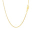 10k Yellow Gold Classic Box Chain - 0.8mm